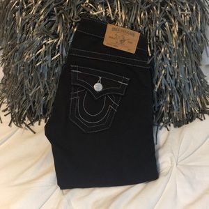 True Religion black skinny’s